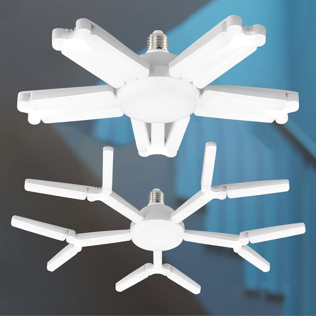 Lampe LED à visser déformable ultra lumineuse 6500K - Électronique - صورة 2