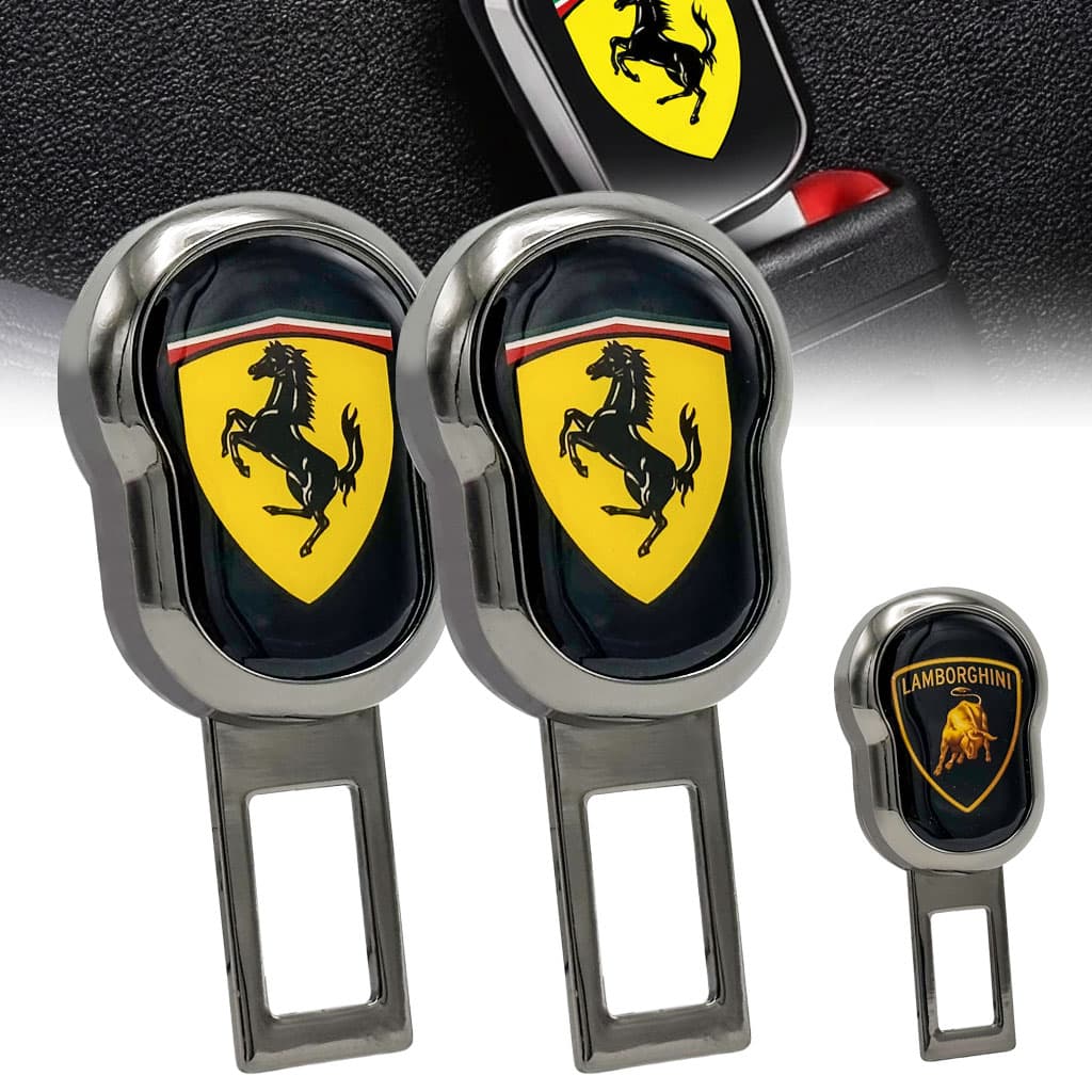 Attache Ceinture Anti-bip 2Pcs design voiture de luxe - Accessoires Auto/Moto - صورة 1