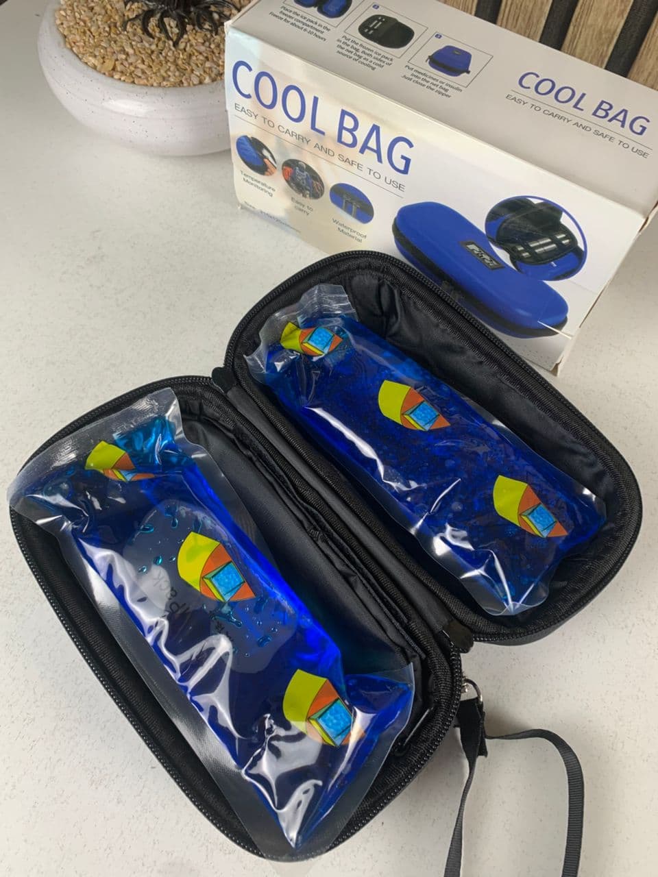 Trousse isotherme pour insuline avec écran afficheur de température - Divers - صورة حقيقية 9