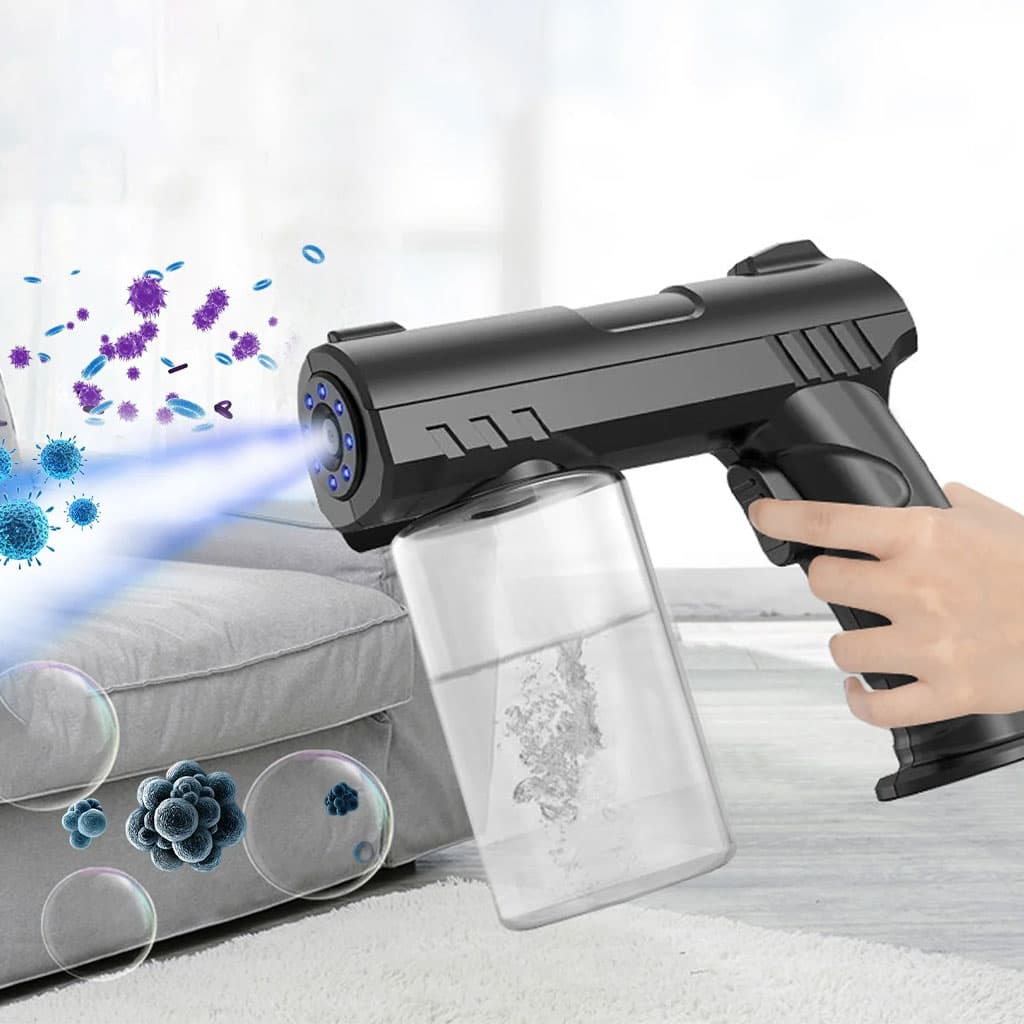 Pistolet pulvérisateur de désinfection sans fil 280 ml rechargeable par USB – جهاز تنظيف وتعقيم - Maison - صورة 1