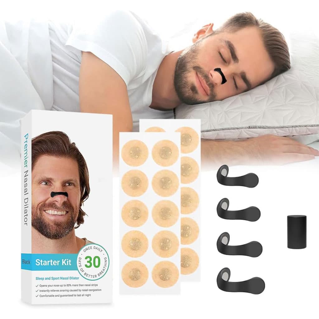 Bandelettes nasales magnétiques anti-ronflement pour un meilleur sommeil – شرائط أنفية مغناطيسية للرياضة والنوم مضادة للشخير - Soins et Beauté - صورة 1