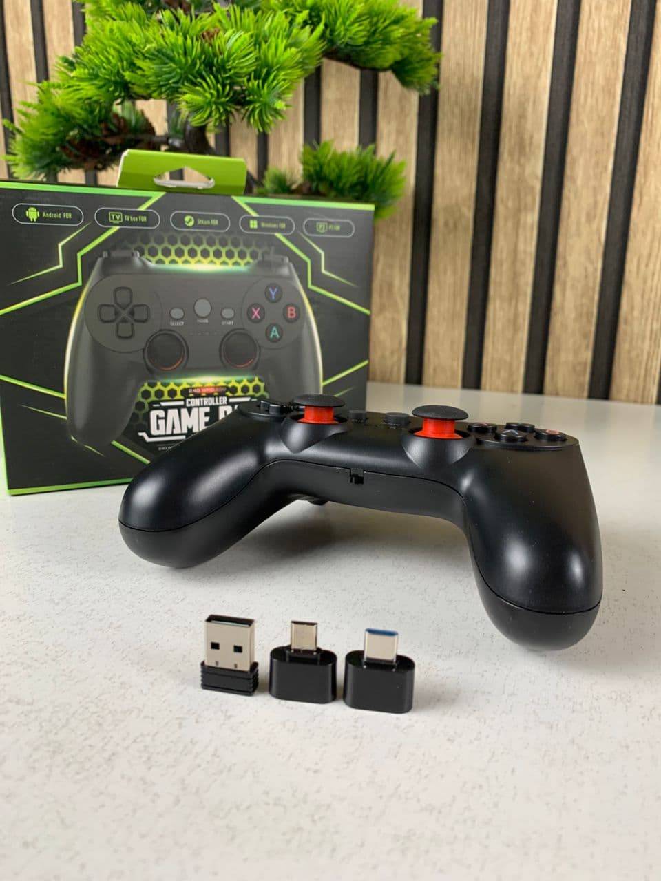 Manette de jeu sans fil Compatible avec Android TV , Steam, PC, TVBOX, PS3 CM019 – يد تحكم لاسلكية - Jouet & Gaming - صورة حقيقية 9