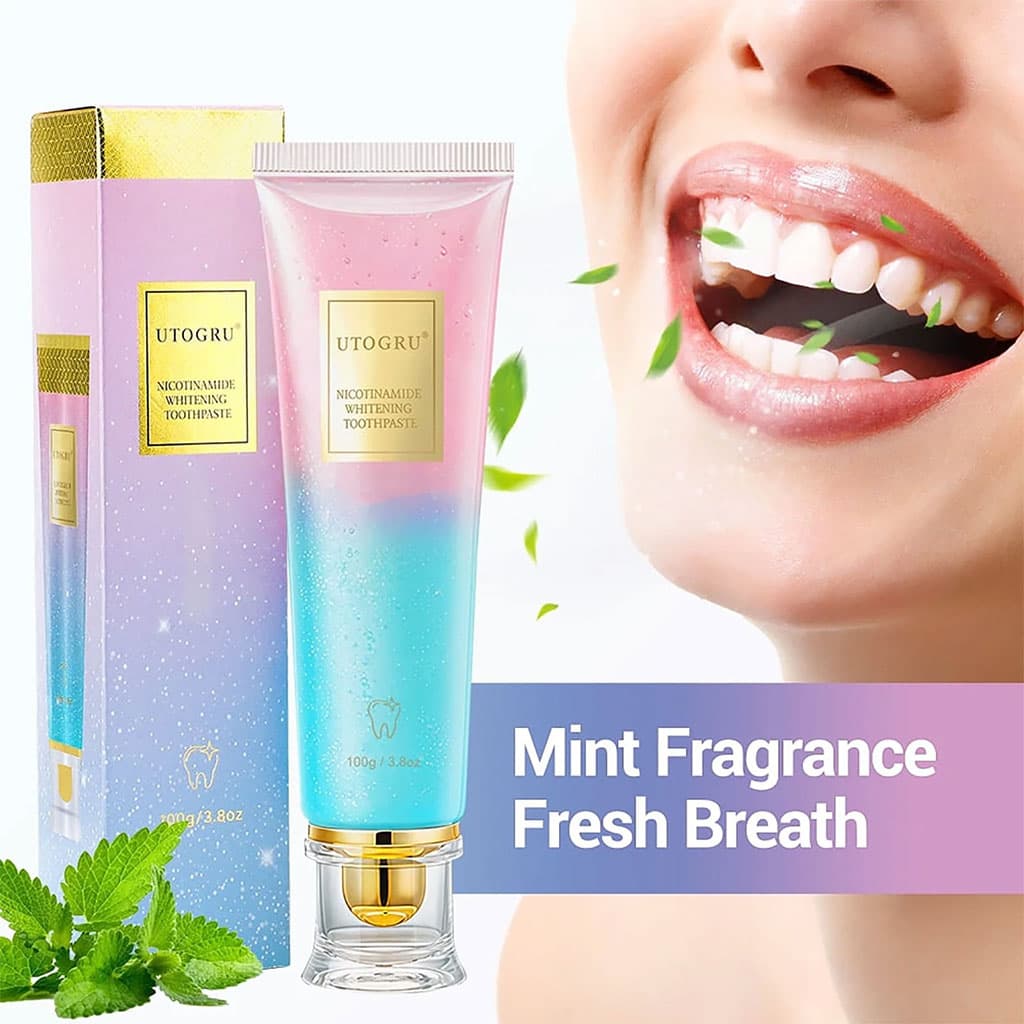 Dentifrice blanchissant à la niacinamide UTOGRU Triple action blanchissante – معجون تبييض الأسنان - Soins et Beauté - صورة 6
