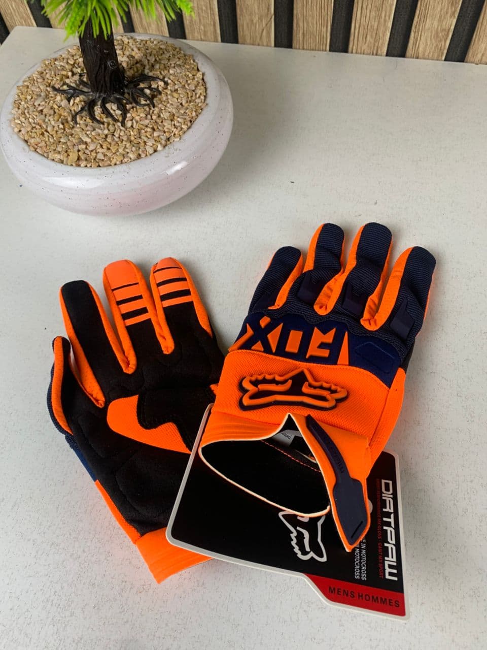 Gants Fox Racing pour motocross, tactiles – قفازات فوكس ريسينغ للدراجات النارية - Accessoires Auto/Moto - صورة حقيقية 10