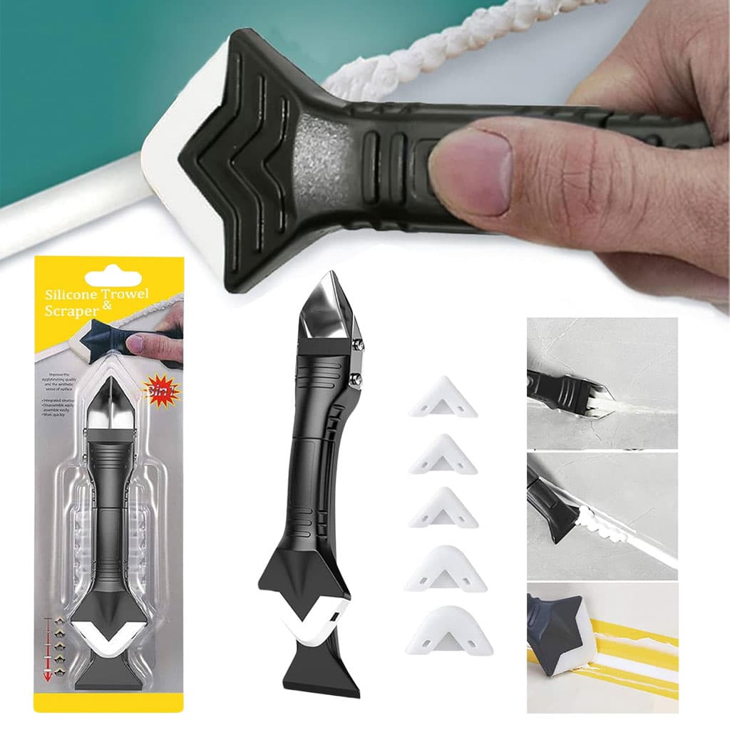 Lisseur Joint Silicone Outil 5 en 1 pour Tous Types de Joints - Outillage et Bricolage - صورة 1