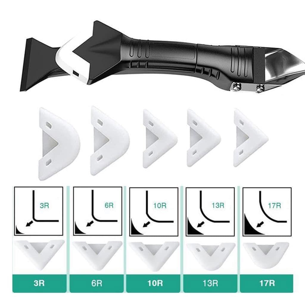 Lisseur Joint Silicone Outil 5 en 1 pour Tous Types de Joints - Outillage et Bricolage - صورة 2