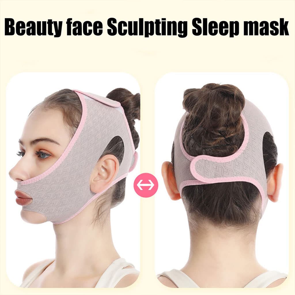 Masque pour visage V Face avec ceinture liftante A929 – قناع شد الوجه للنساء - Soins et Beauté - صورة 7