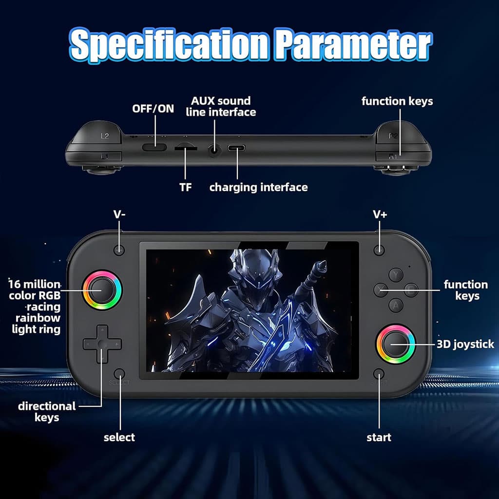 Console de jeu portable rétro M26 plus de 20 000 jeux 25 émulateurs 64GB – جهاز ألعاب محمول - Jouet & Gaming - صورة 5