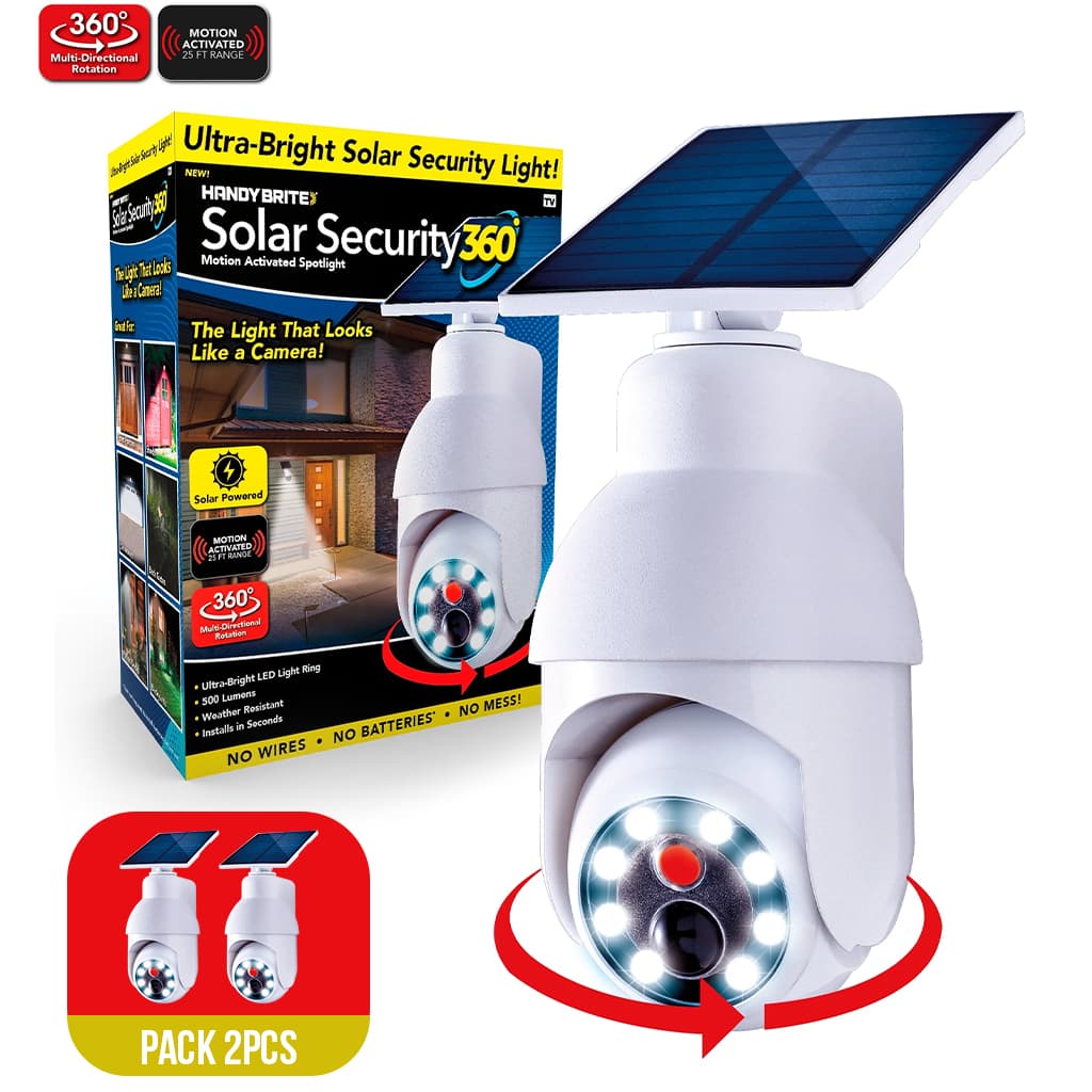 PACK X2 Fausse caméra et lampe solaire à détecteur de mouvement – مصباح ليلي على شكل كاميرة - Outillage et Bricolage - صورة 1