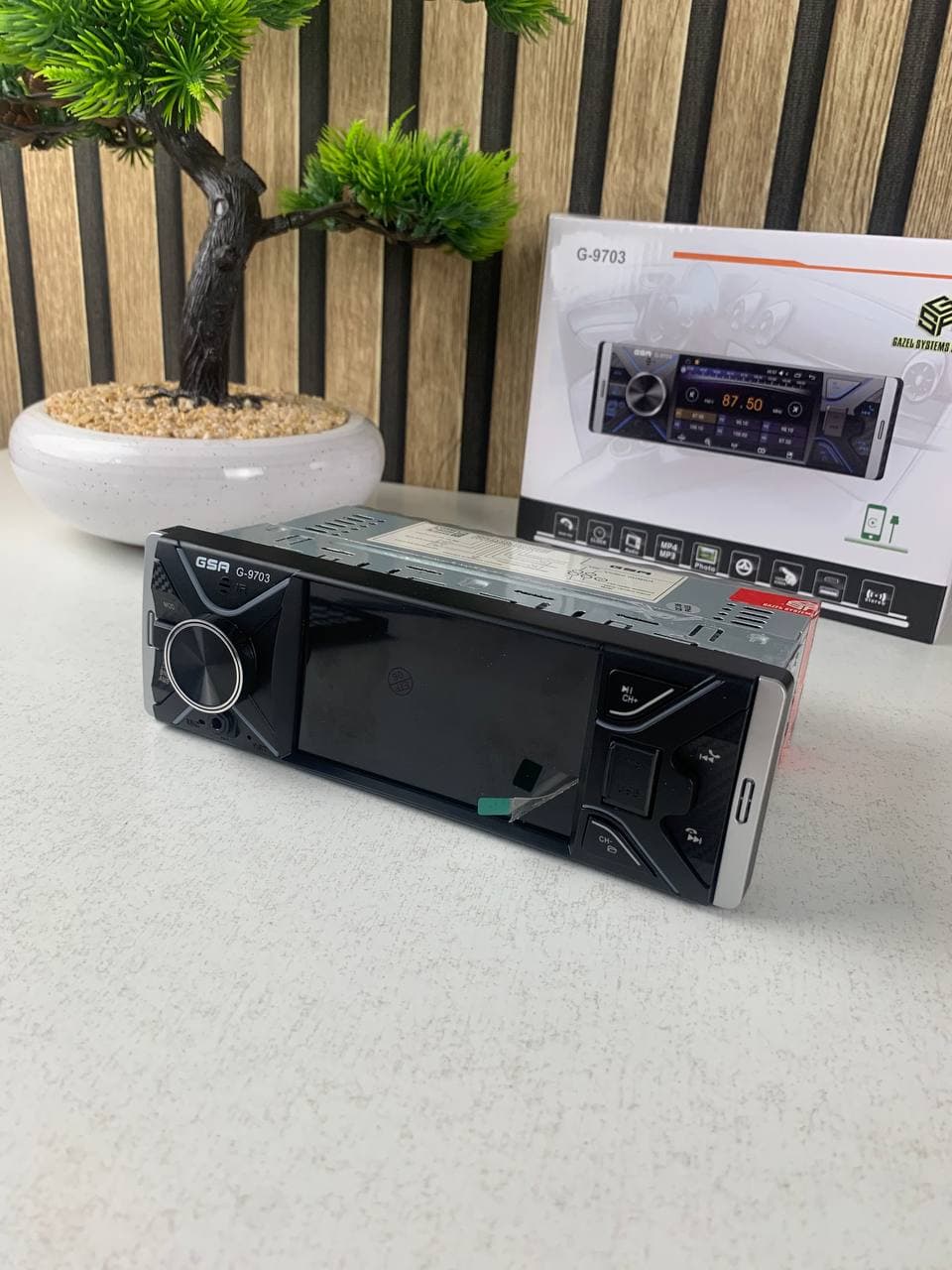 Poste Radio Multimedia Bluetooth USB/MicroSD/Aux G-9703 – جهاز راديو مع منفذ تشغيل الكاميرا - Accessoires Auto/Moto - صورة حقيقية 12