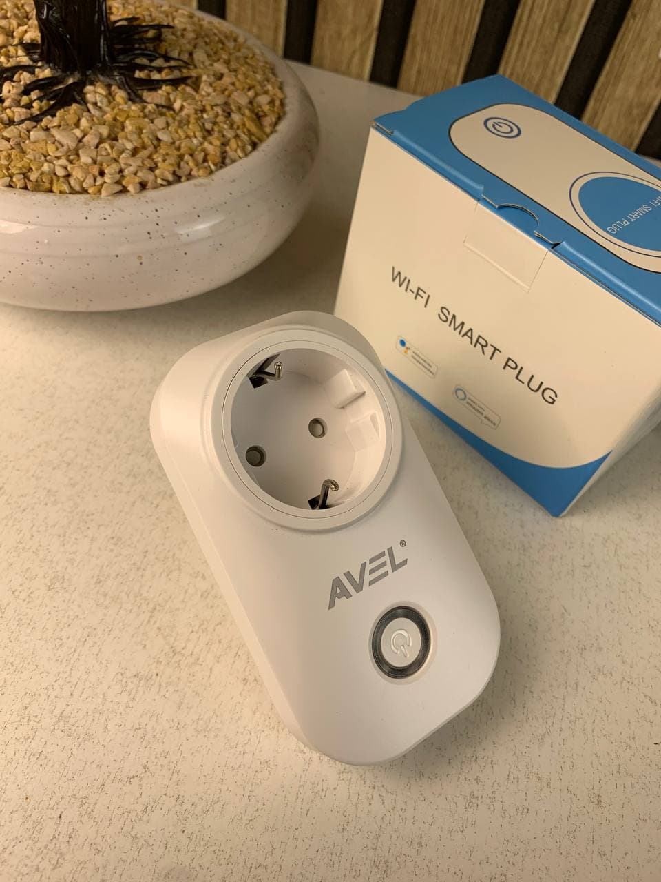 AVEL Prise intelligente WiFi avec commande vocale GM - مقبس طاقة ذكي (ويفي) - Électronique - صورة حقيقية 5
