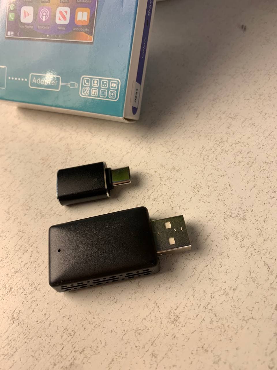 Adaptateur sans fil Android pour voiture Carplay et Android Auto - محول "كاربلاي" اللاسلكي 2 في 1 - Accessoires Auto/Moto - صورة حقيقية 11