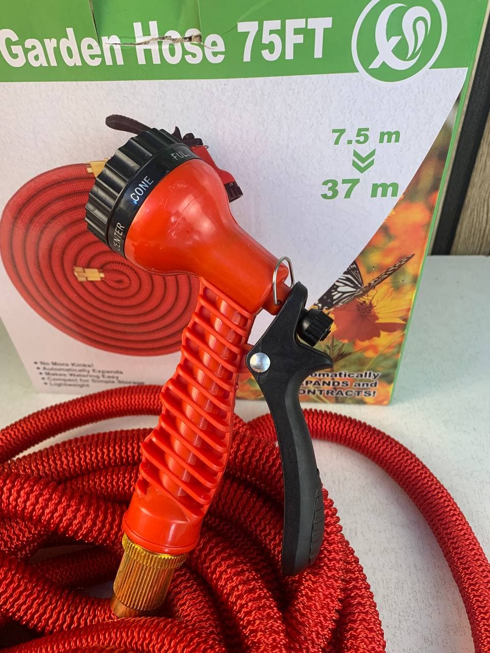 Tuyau de Jardin Extensible Magic Hose 7.5m jusqu'a 35m - خرطوم حديقة قابل للتمدد - Outillage et Bricolage - صورة حقيقية 13