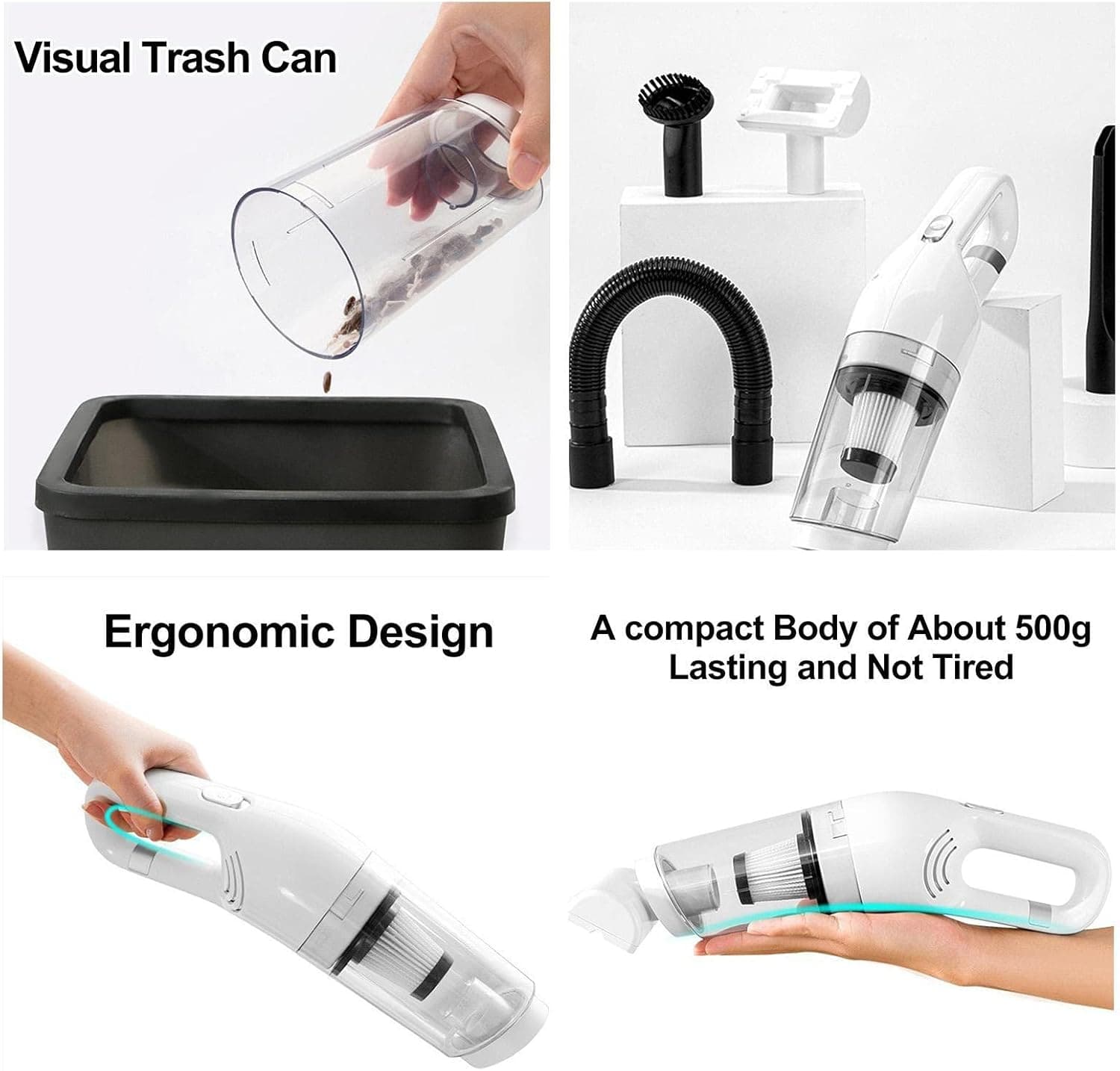 Aspirateur Portable Multifonction 6en1 JB-168 batterie 1800 mAh Filtre HEPA - مكنسة كهربائية محمولة - Maison - صورة 14