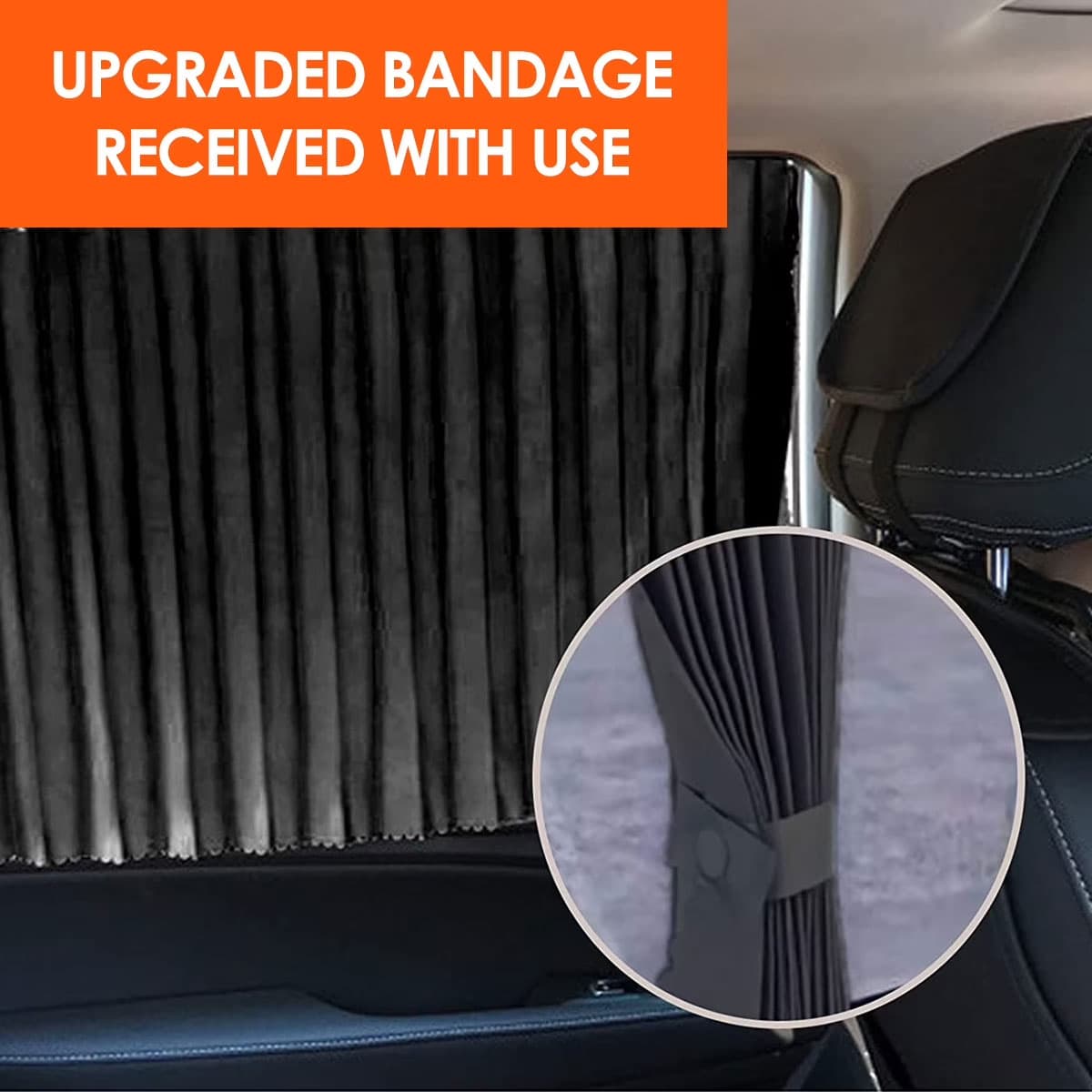 Rideaux Pare-Soleil Magnétiques pour Voiture 2PCS - ستائر السيارة المغناطيسية الواقية من الشمس - Accessoires Auto/Moto - صورة 3