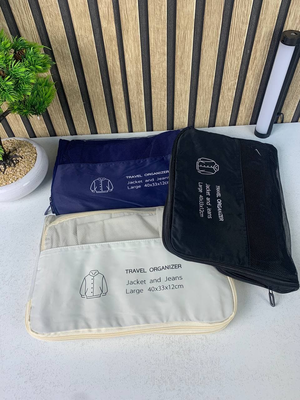 Kit de 6 Organisateurs de Voyage pour Valise - مجموعة منظمات حقائب السفر الاحترافية (6 قطع) - Camping et Randonnée - صورة حقيقية 5