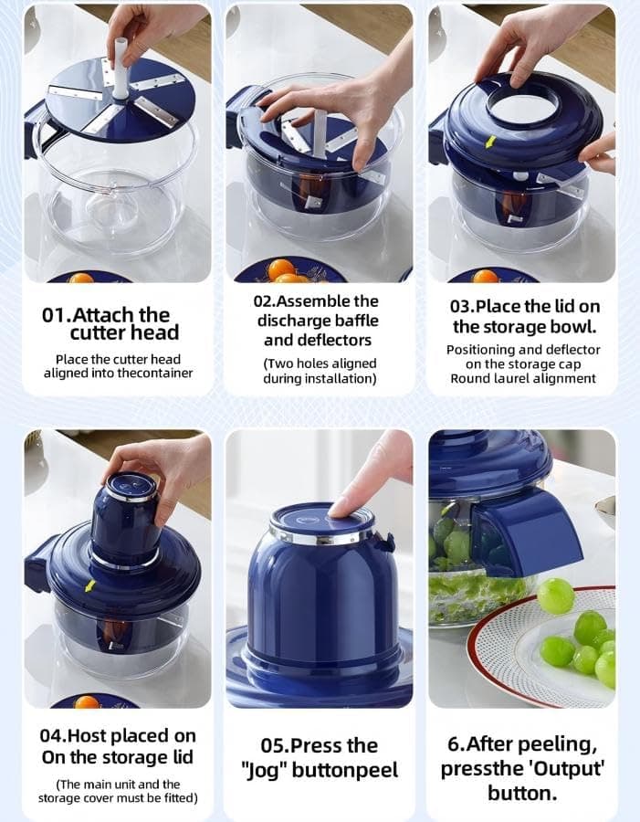Éplucheur Électrique Innovant pour Fruits et Légumes - مقشرة الفواكه والخضروات - Cuisine - صورة 9