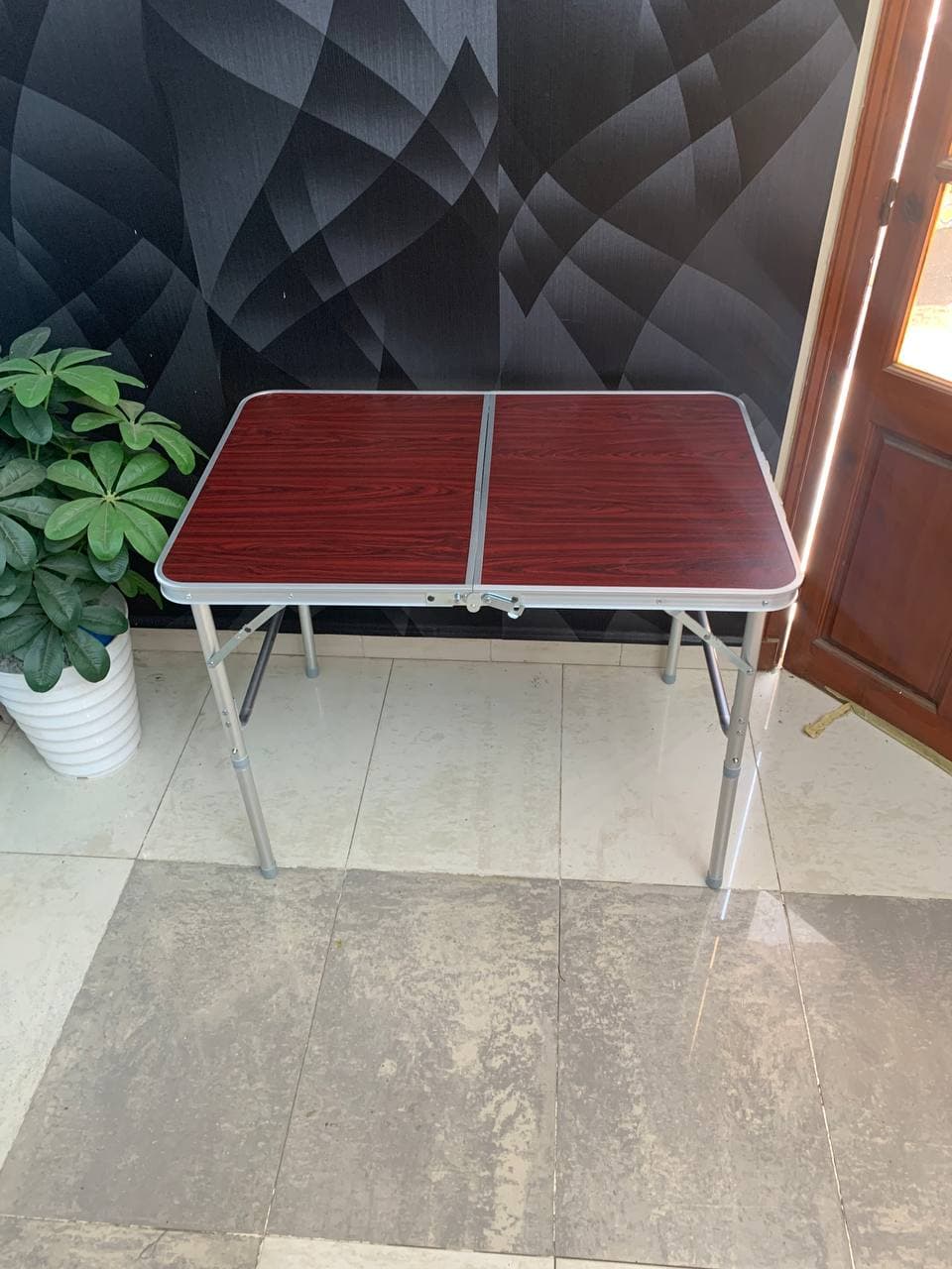 Table de Camping en Aluminium à Hauteur Réglable - طاولة تخييم ألمنيوم قابلة لتعديل الارتفاع - Camping et Randonnée - صورة حقيقية 11
