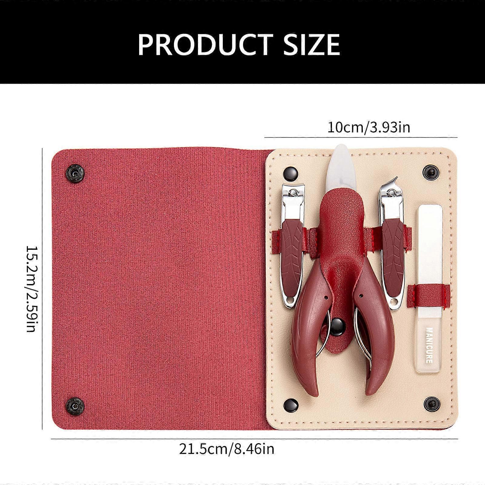 Kit de Manucure et Pédicure Professionnel (4 Pièces) - طقم العناية بالأظافر والمانيكير المكون من 4 قطع - Soins et Beauté - صورة 9