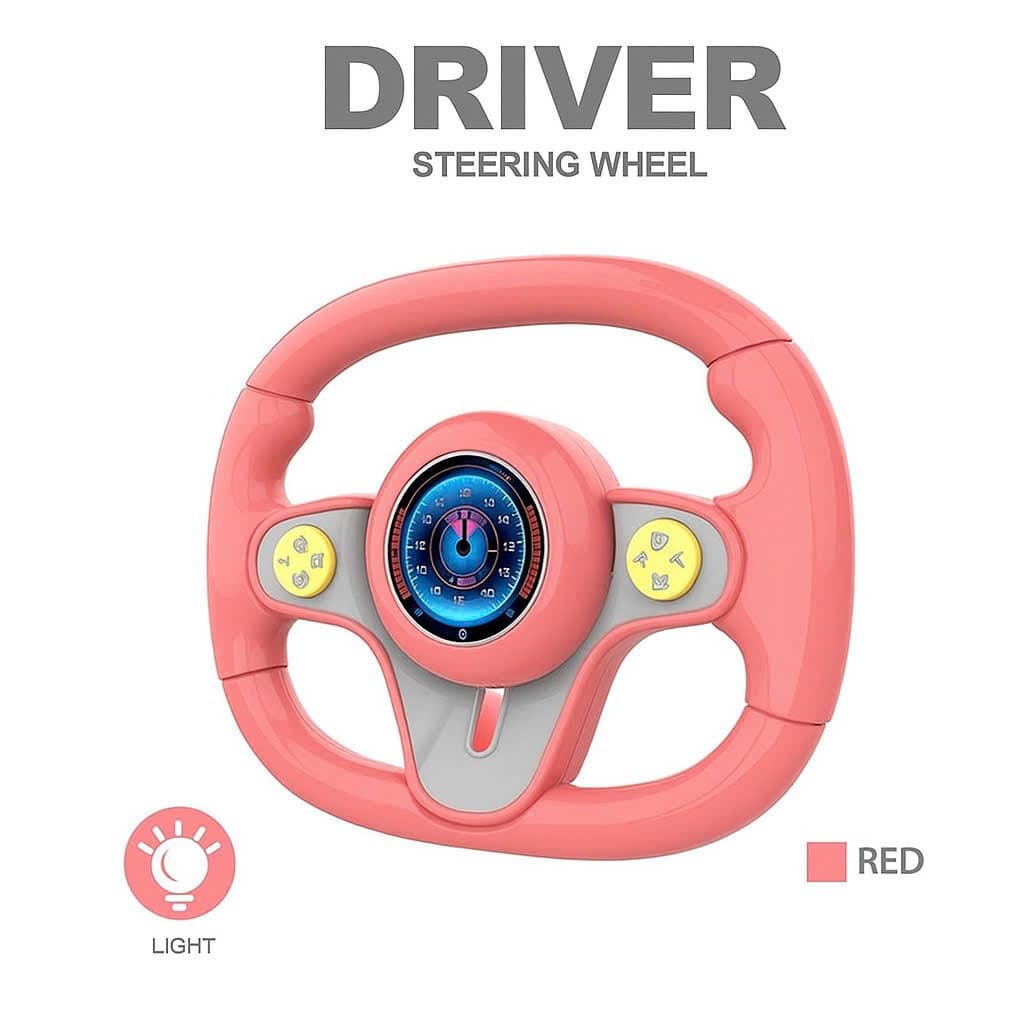 Jouet Volant Interactif pour Enfants KX3702 - لعبة مقود القيادة التفاعلية للأطفال (تعليمية وممتعة) - Jouet & Gaming - صورة 5
