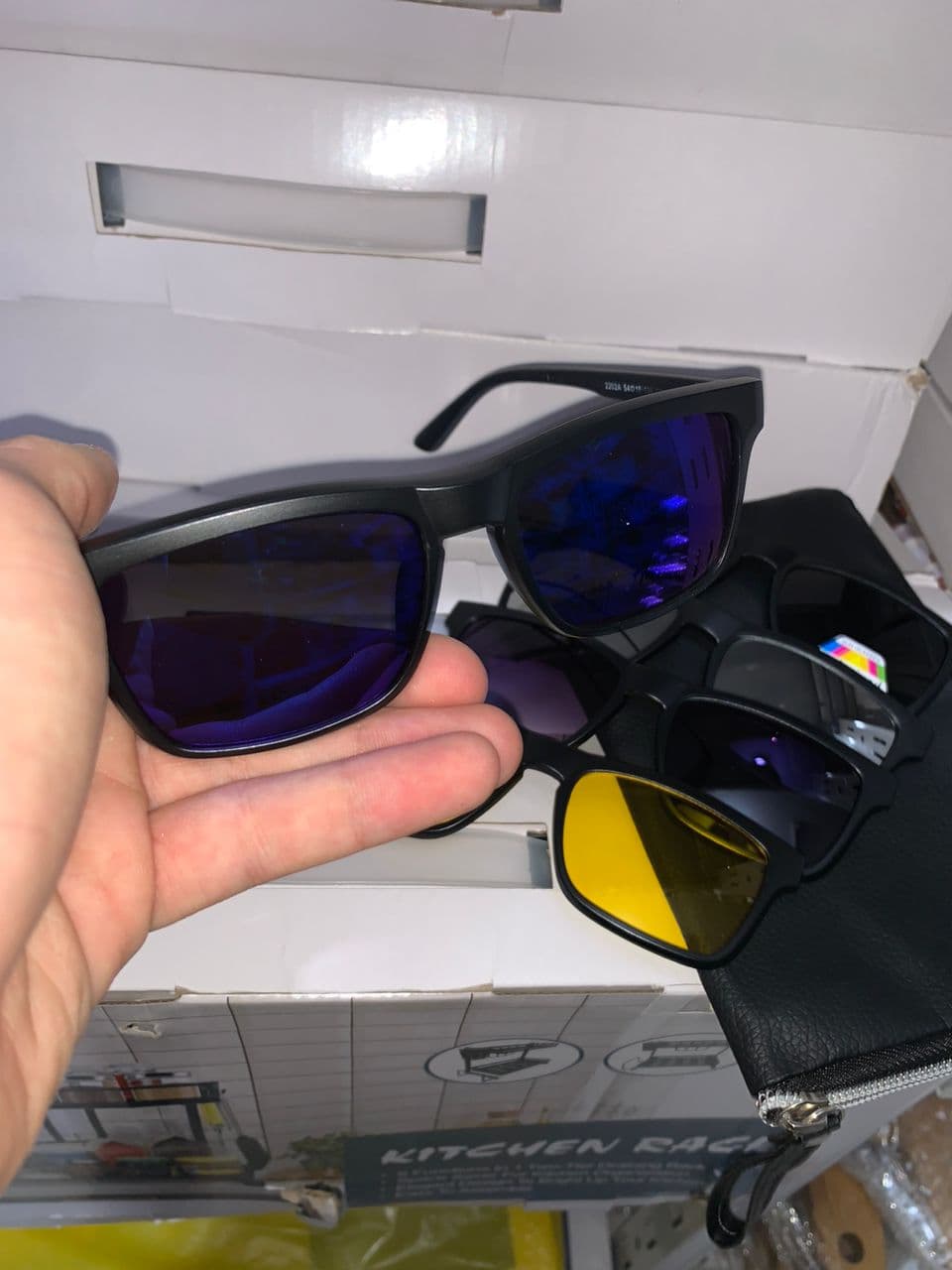 Lunette 6 En 1 2202A Optique / Soleil / Nuit - Accessoires - صورة حقيقية 4
