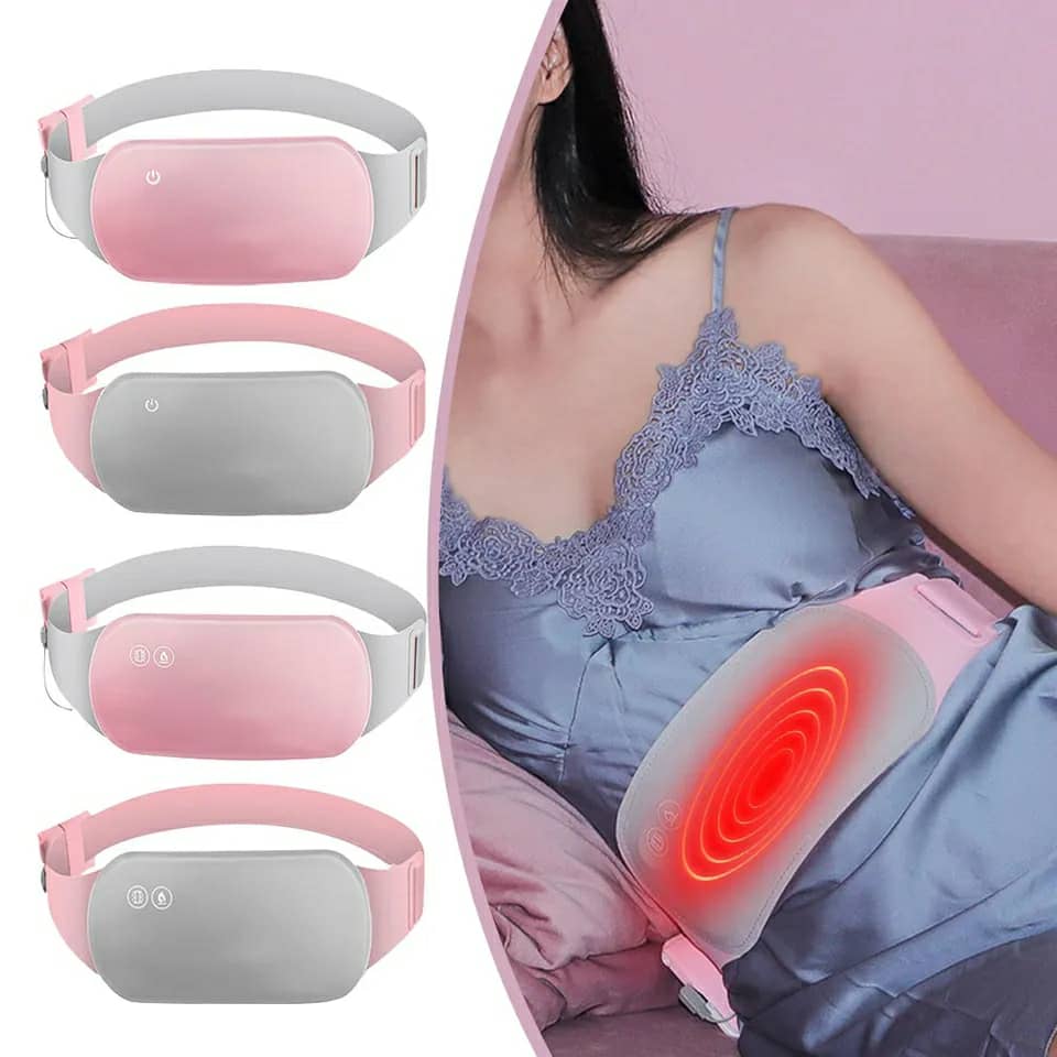 Ceinture Vibromasseur chauffant pour les douleurs menstruelles حزام هزاز ساخن لتسكين آلام الدورة الشهرية - Soins et Beauté - صورة 5