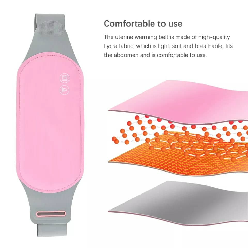 Ceinture Vibromasseur chauffant pour les douleurs menstruelles حزام هزاز ساخن لتسكين آلام الدورة الشهرية - Soins et Beauté - صورة 8