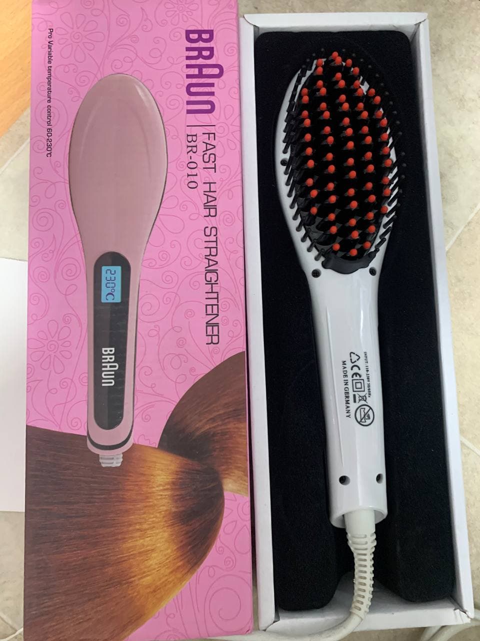 Braun Brosse à cheveux en céramique avec écran LCD chauffage numérique - Soins et Beauté - صورة حقيقية 7