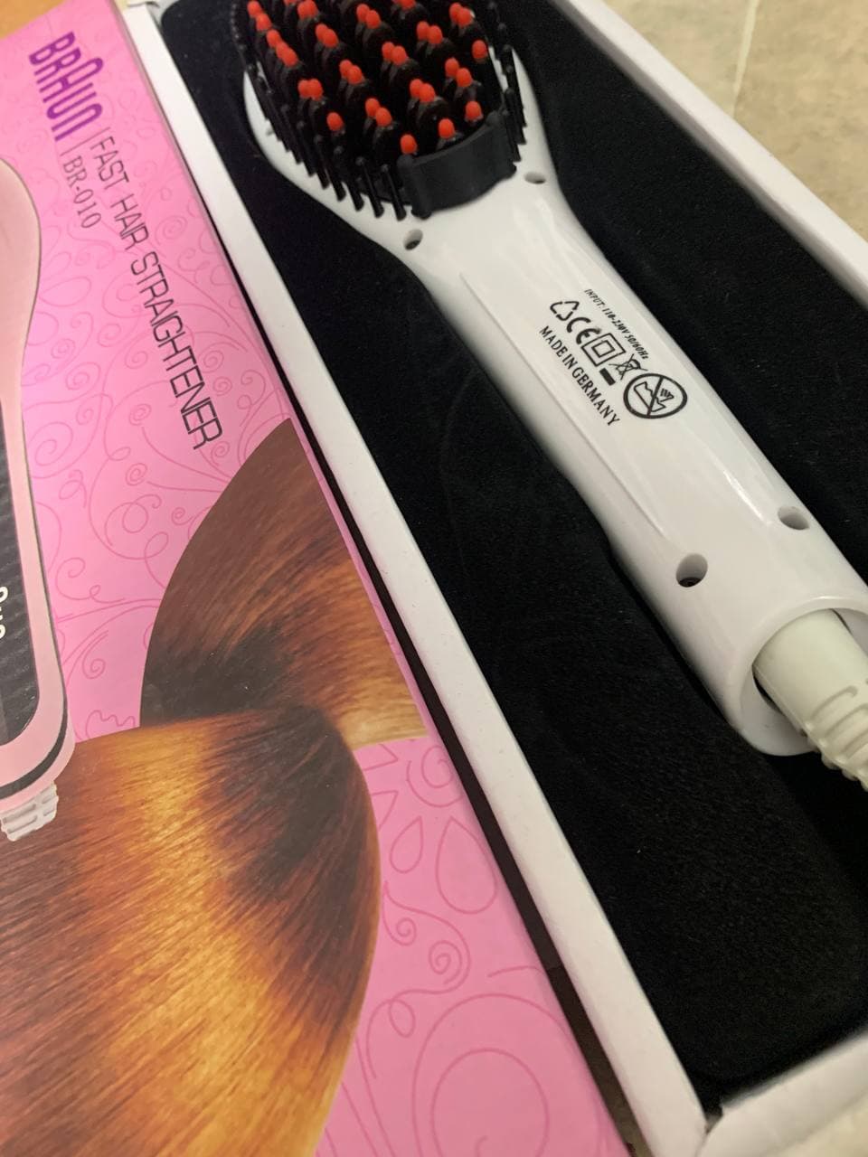 Braun Brosse à cheveux en céramique avec écran LCD chauffage numérique - Soins et Beauté - صورة حقيقية 9