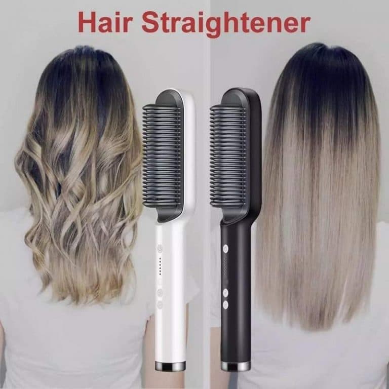 Brosse à cheveux chauffante en céramique 6 niveaux de chaleur 360° – Lisseur HQT-909B - Soins et Beauté - صورة 7