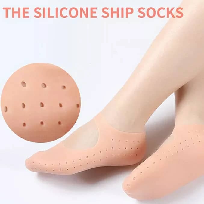Chaussette Gel hydratantes en Silicone protection des pieds - Soins et Beauté - صورة 5