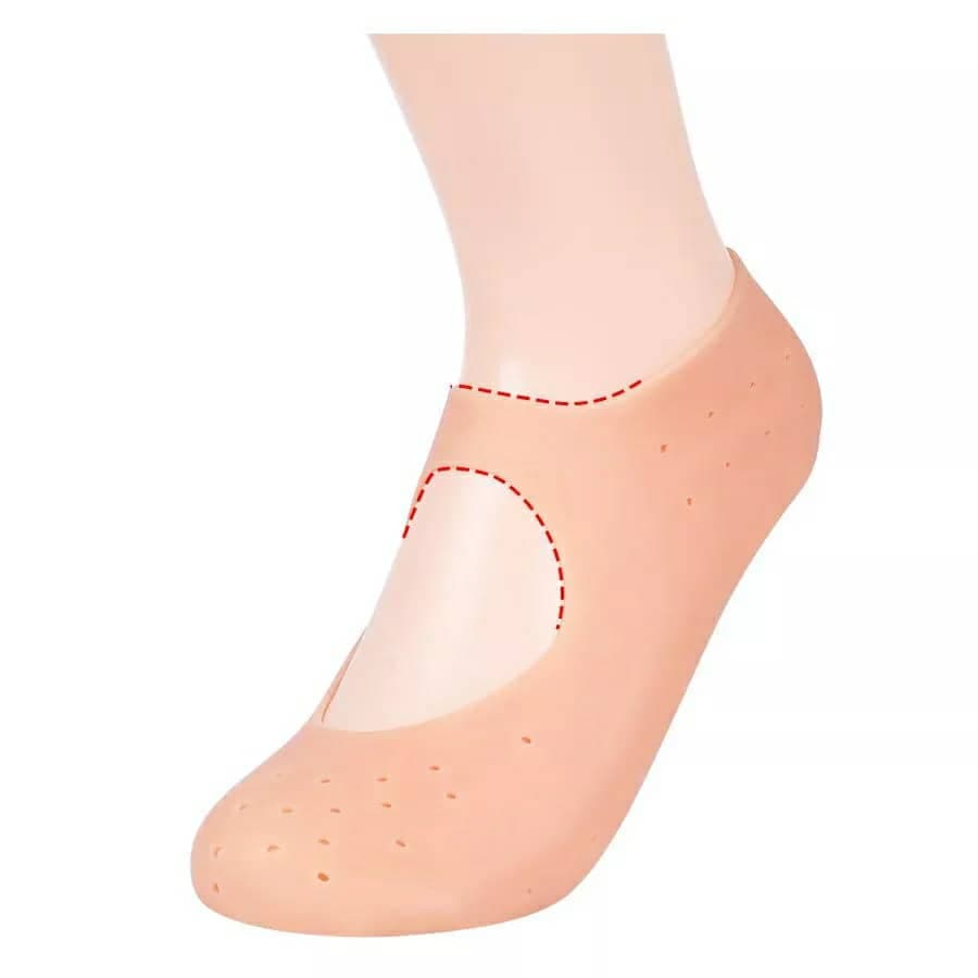 Chaussette Gel hydratantes en Silicone protection des pieds - Soins et Beauté - صورة 6