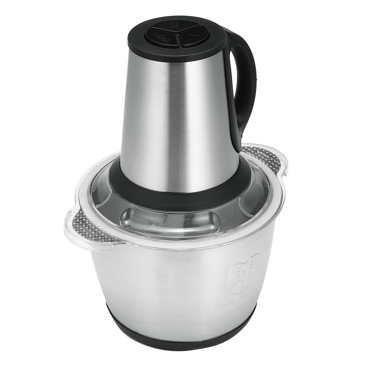 Hachoir à viande électrique 2L en acier inoxydable - Maison - صورة 2