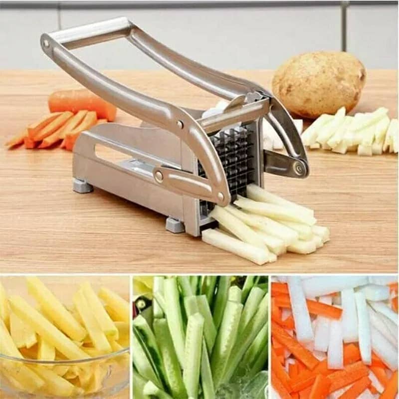 Coupe-frites manuel en acier inoxydable - Cuisine - صورة 3