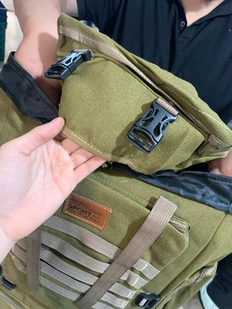 Sac à dos randonnée tactique militaire 80l imperméable - Camping et Randonnée - صورة حقيقية 10