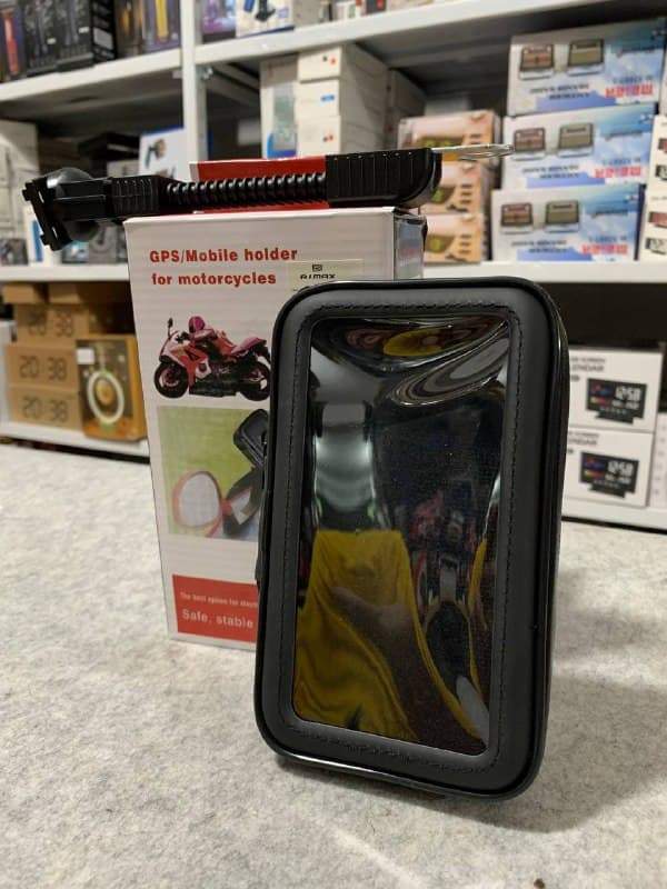 Support de téléphone Professionnel pour Le Guidon de Moto Imperméable et Rotative 360° - Accessoires Auto/Moto - صورة حقيقية 8