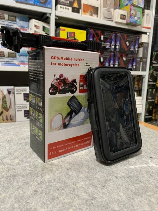 Support de téléphone Professionnel pour Le Guidon de Moto Imperméable et Rotative 360° - Accessoires Auto/Moto - صورة حقيقية 10