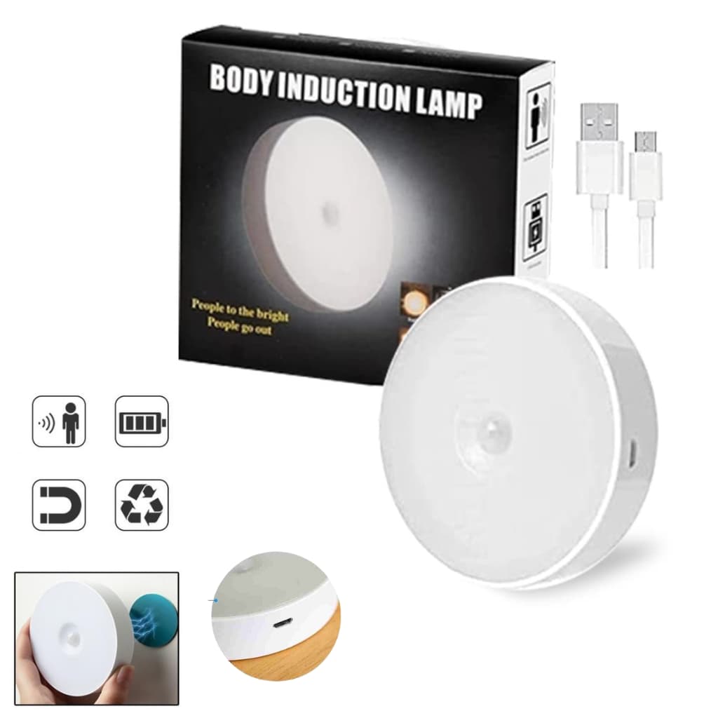 Lampe LED intelligente à capteur de mouvement sans fil Rechargeable - Électronique - صورة 1