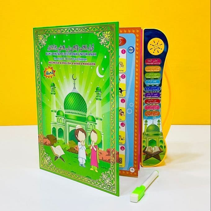 أول كتاب اليكتروني لتعليم الأطفال Livre d'apprentissage audio électronique 3in1 multifonctionnel Tactile 4 ans + - Jouet & Gaming - صورة 4