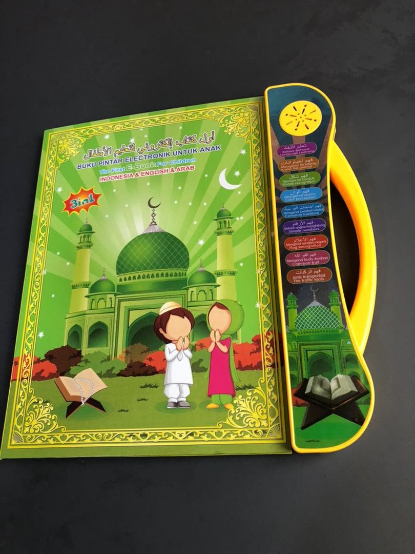 أول كتاب اليكتروني لتعليم الأطفال Livre d'apprentissage audio électronique 3in1 multifonctionnel Tactile 4 ans + - Jouet & Gaming - صورة حقيقية 8