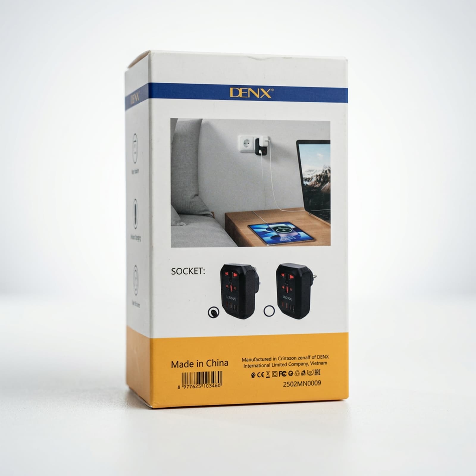 شاحن كل منزل متعدد المداخل (2 مدخل Type -C + مدخلين USB + مدخل فيشة ) بسرعة 20 W سعر الجملة - محولات - صورة 5