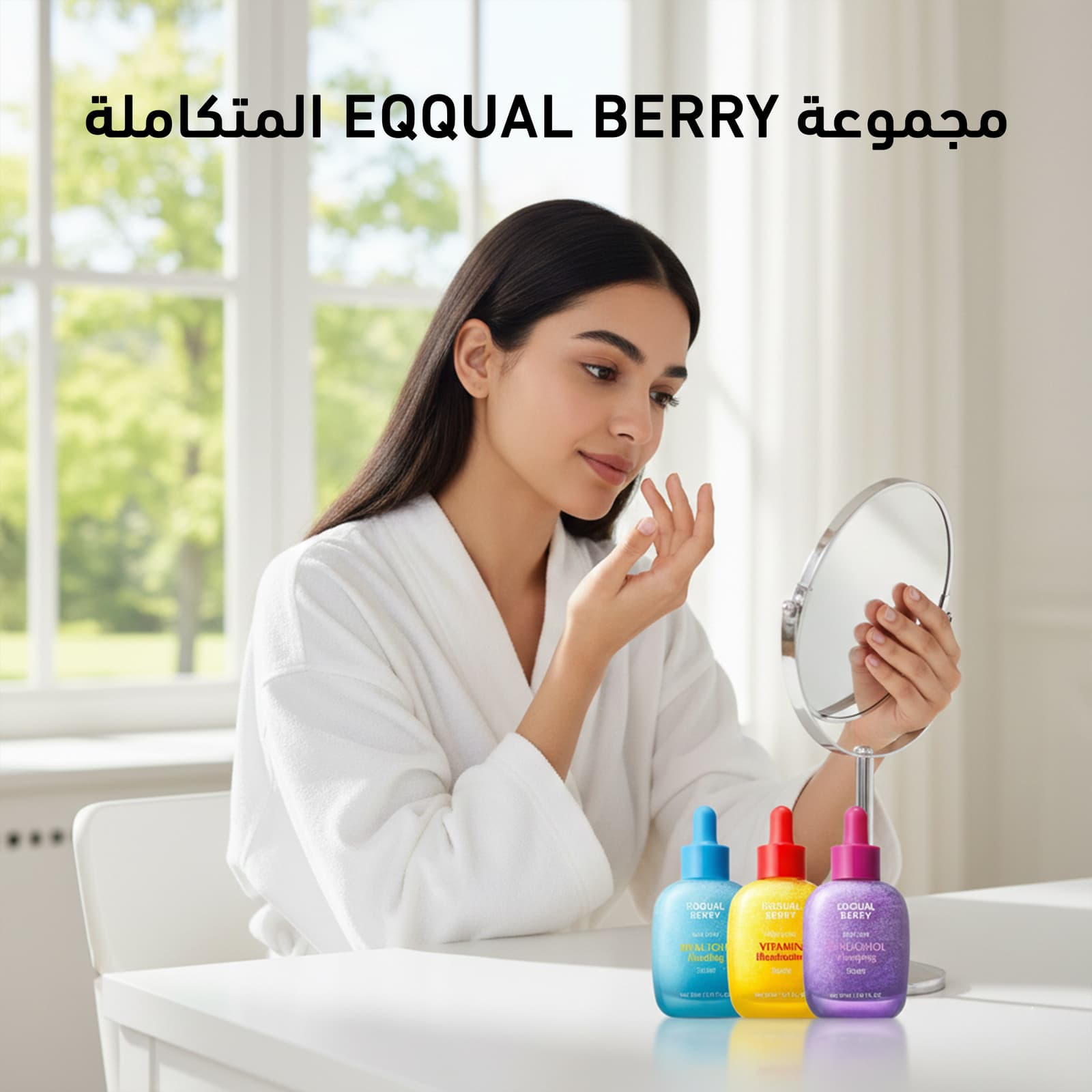 مجموعة EQQUAL BERRY المتكاملة (إيكوالبيري الموف – سيروم بديل الريتينول 30 مل - إيكوالبيري الأزرق - سيروم هيالتوين المغذي, 30 مل - ايكوال البيري الأصفر - لمحاربة الشيخوخة و تفتيح البشرة مع فيتامين C) - عروض الصحة والجمال - صورة 5