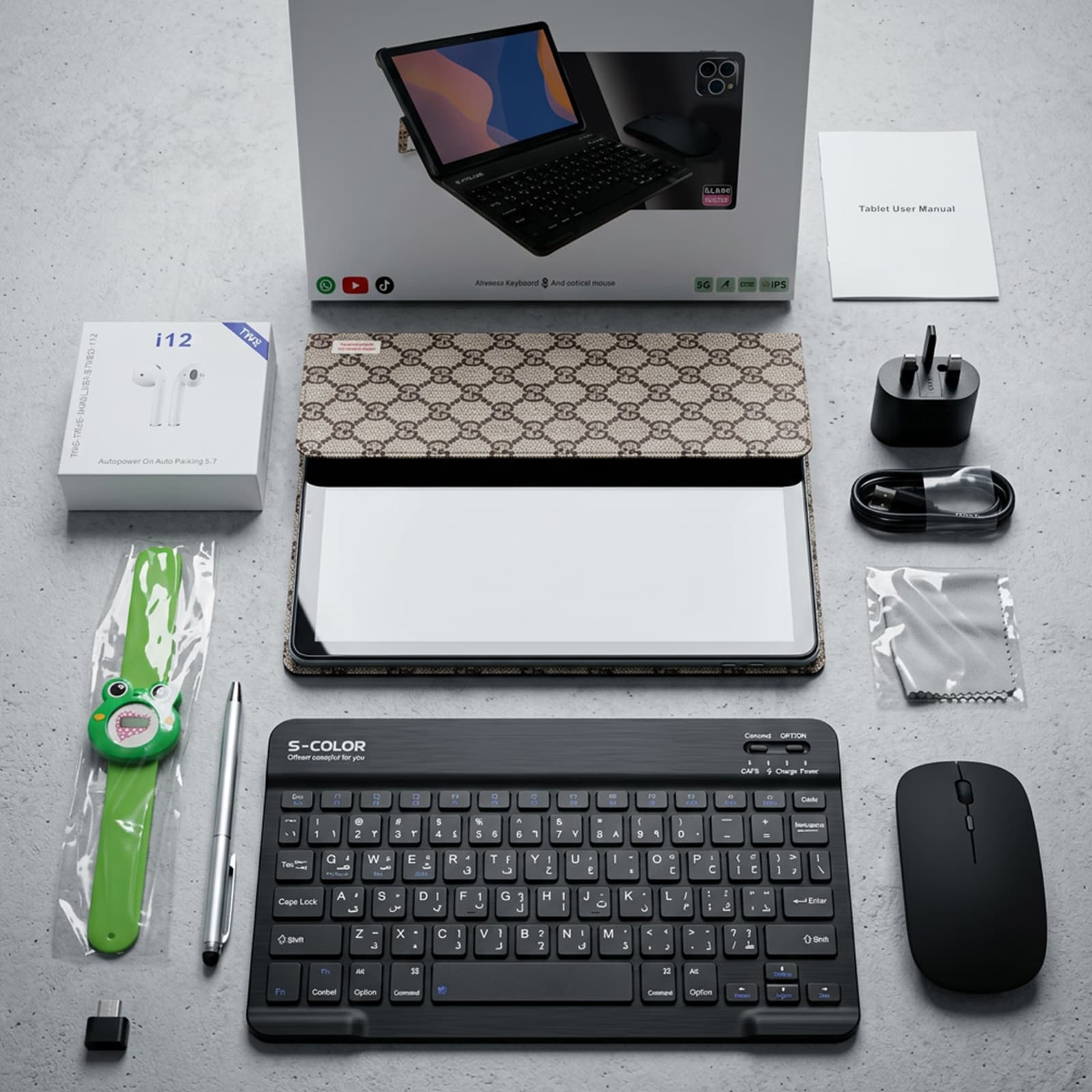 تابلت GT90 (ضمان عام ) بكيبورد و ماوس بلوتوث + مجموعة هدايا - تابلتس - صورة 3