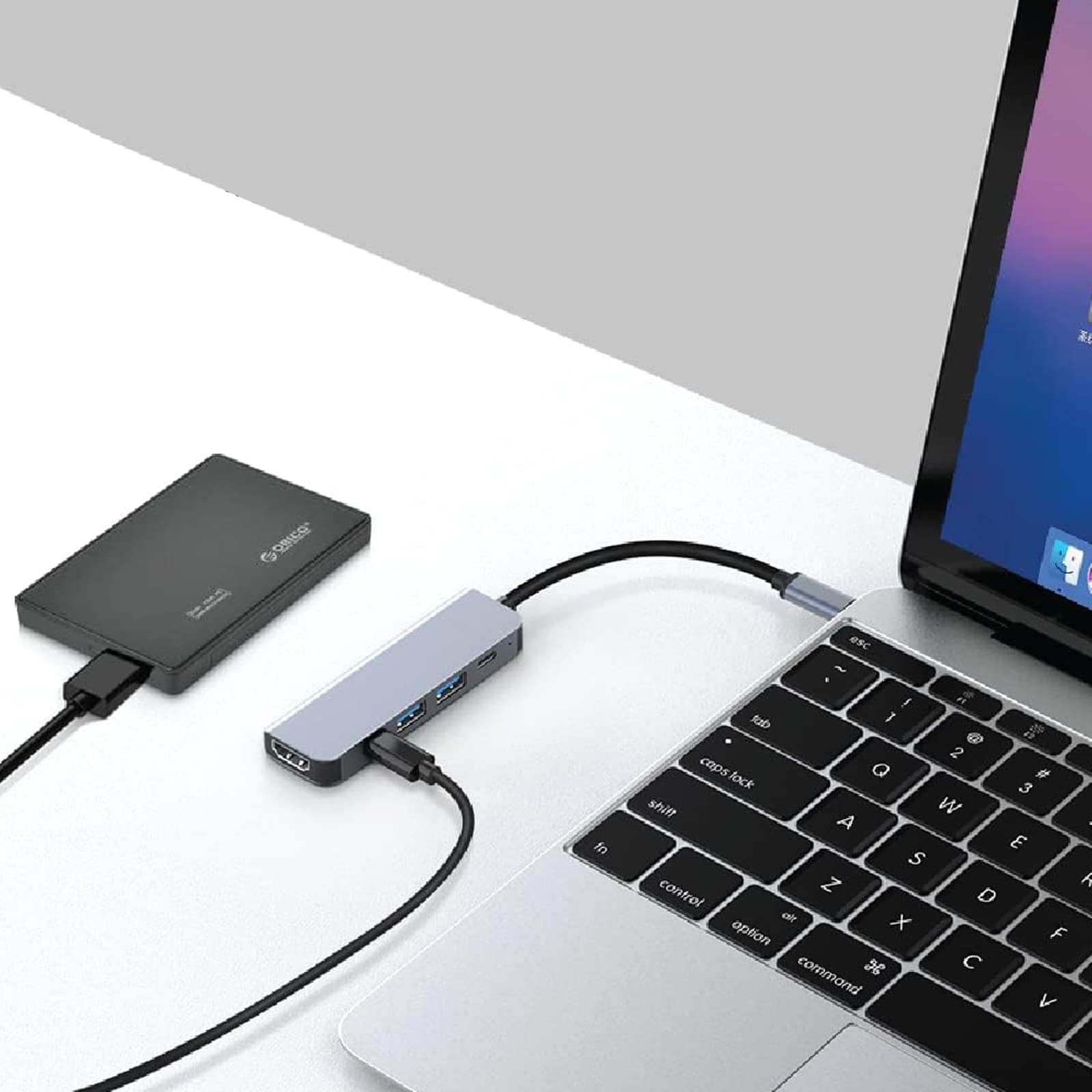 محول متعدد المنافذ (ناقل سريع - K4 HDMI-PD 100W - مداخل Type-c) - الكترونيات اخرى - صورة 9