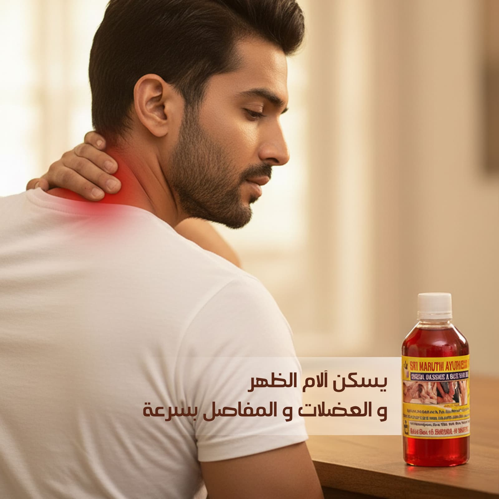 الزيت الهندي السحري للتدليك و تخفيف الالام الظهر - مكواة فرد الشعر - صورة 1