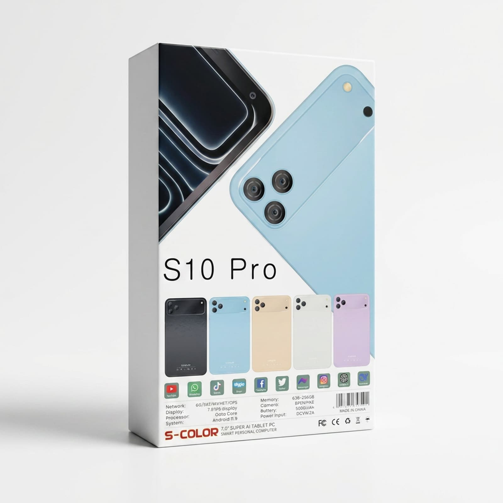 تابلت S10 شبيه 17 Pro Max (ضمان عام ) + مجموعة هدايا - تابلتس - صورة 1