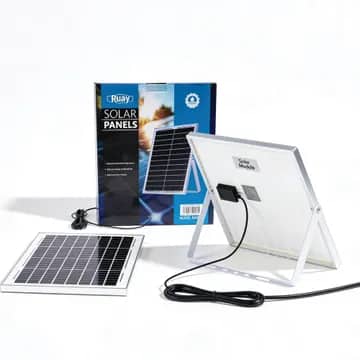 محطة طاقة شمسية محمولة مع 4 لمبات LED - الحل الأمثل للرحلات والطوارئ
