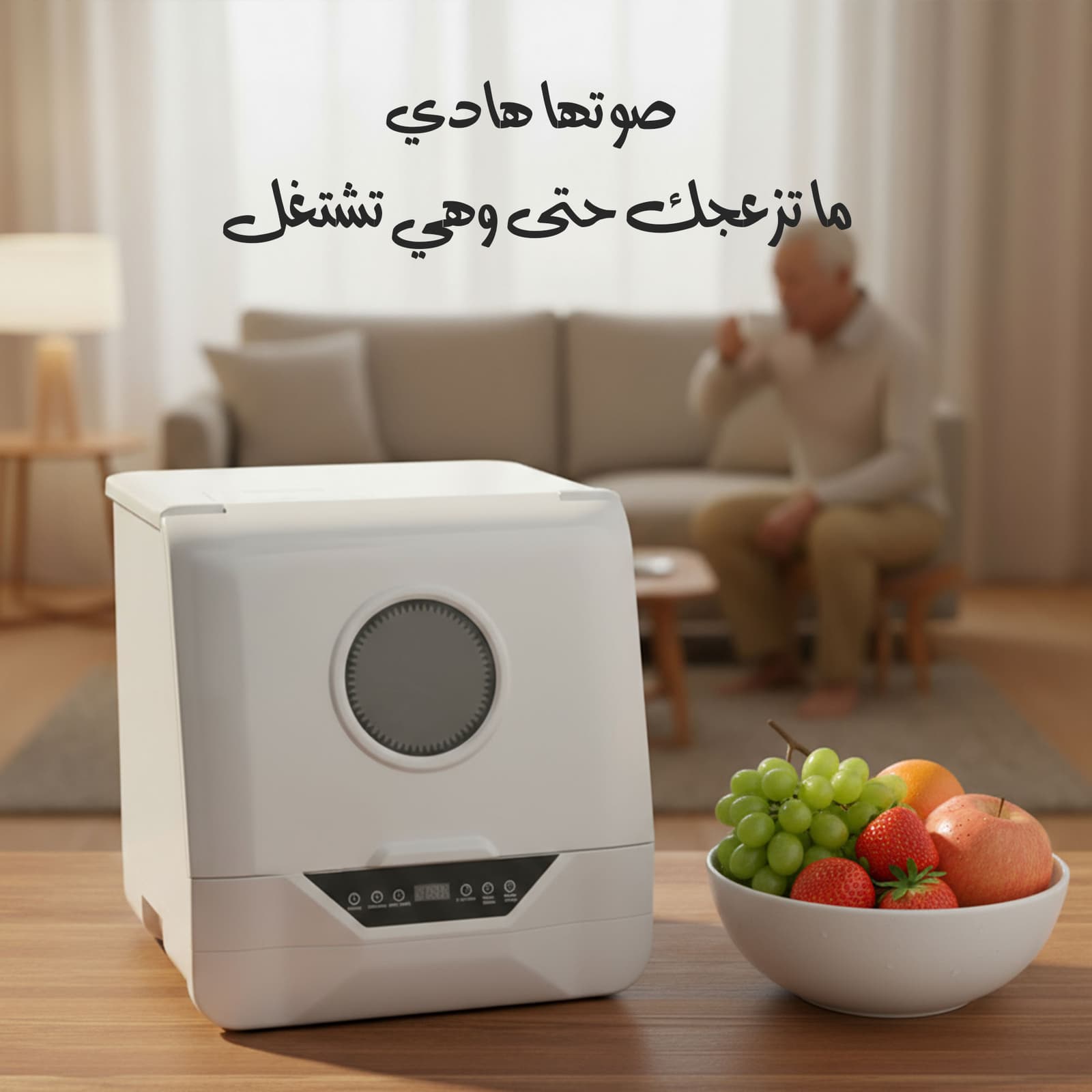 غسالة 2×1 للصحون والخضار والفواكه محمولة بضمان عامين - أجهزة المطبخ - صورة 5