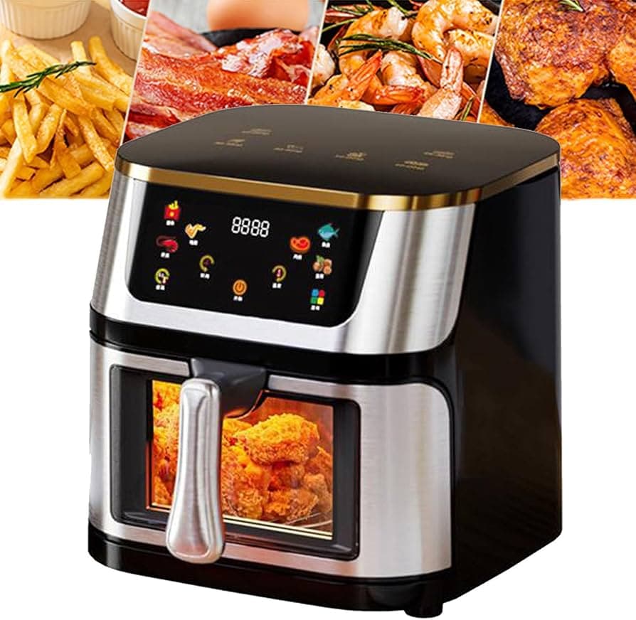 Air Fryer Denx 8 لتر بضمان عامين - أدوات المطبخ - صورة 1