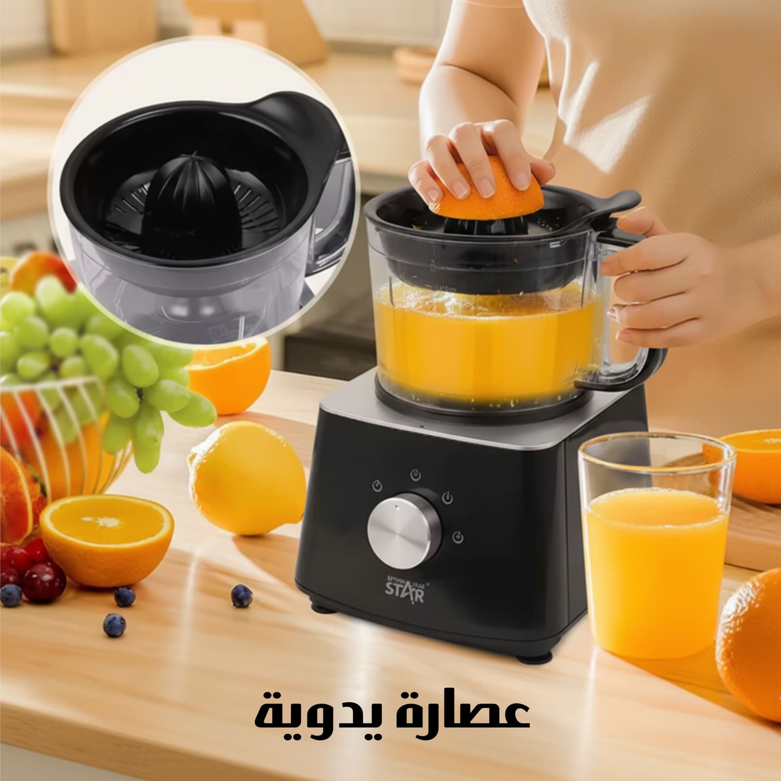طقم مطبخ ١٠ في ١ العملى 600 واط خلاط و كبة و مفرمة بضمان عام - أجهزة المطبخ - صورة 3
